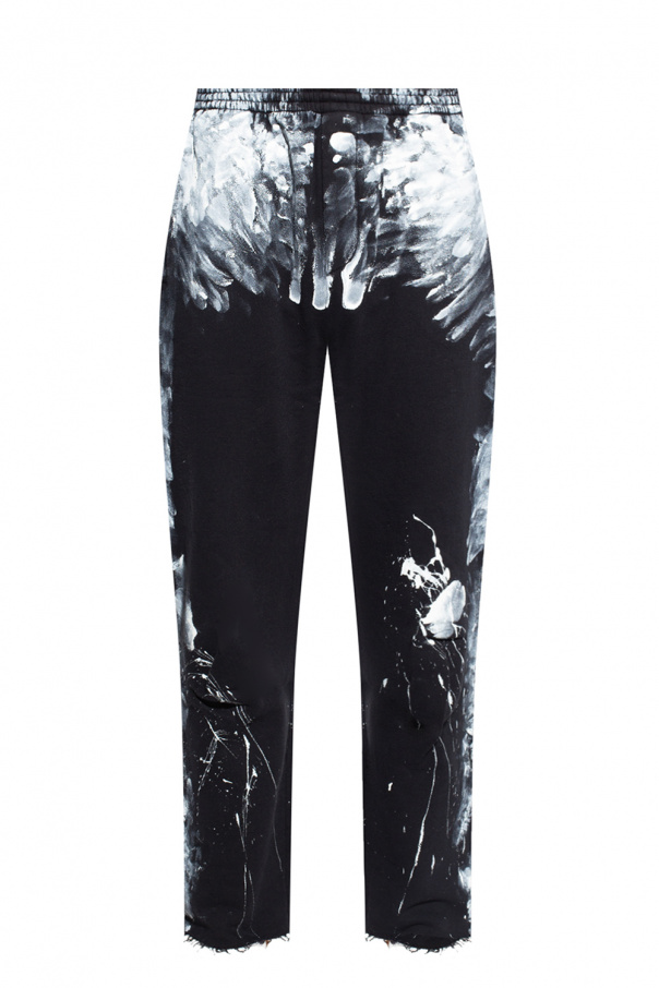 【BALENCIAGA】コットン フーディー ペイントスプラッター SchaferandweinerShops Zambia - splattered sweatpants